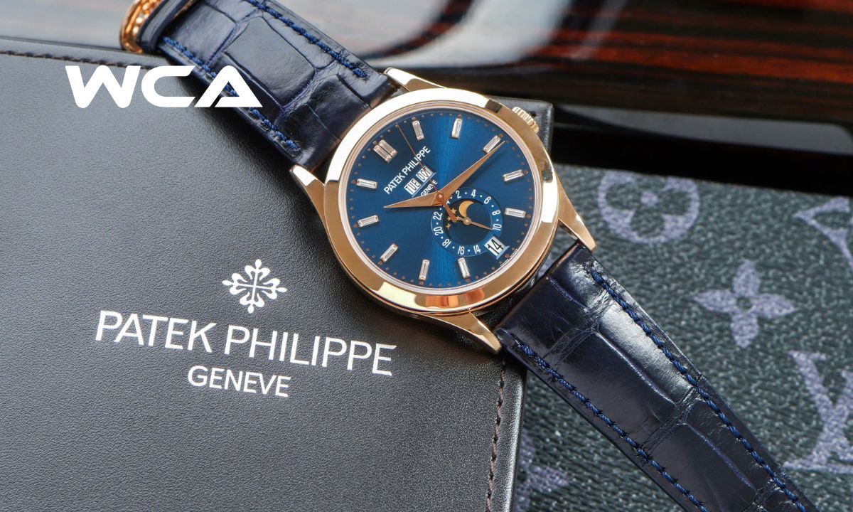 Dây da Patek Philippe mềm mại, đường may đều