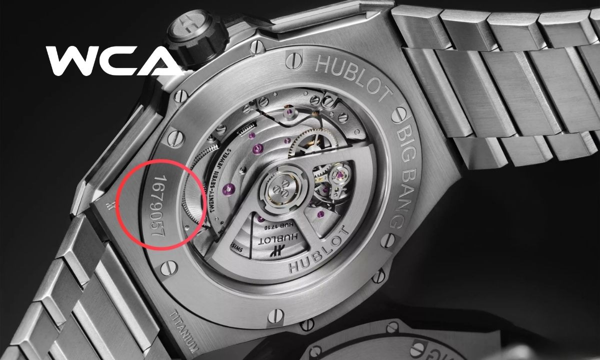 1679057 là số seri được khắc ở mặt lưng đồng hồ Hublot