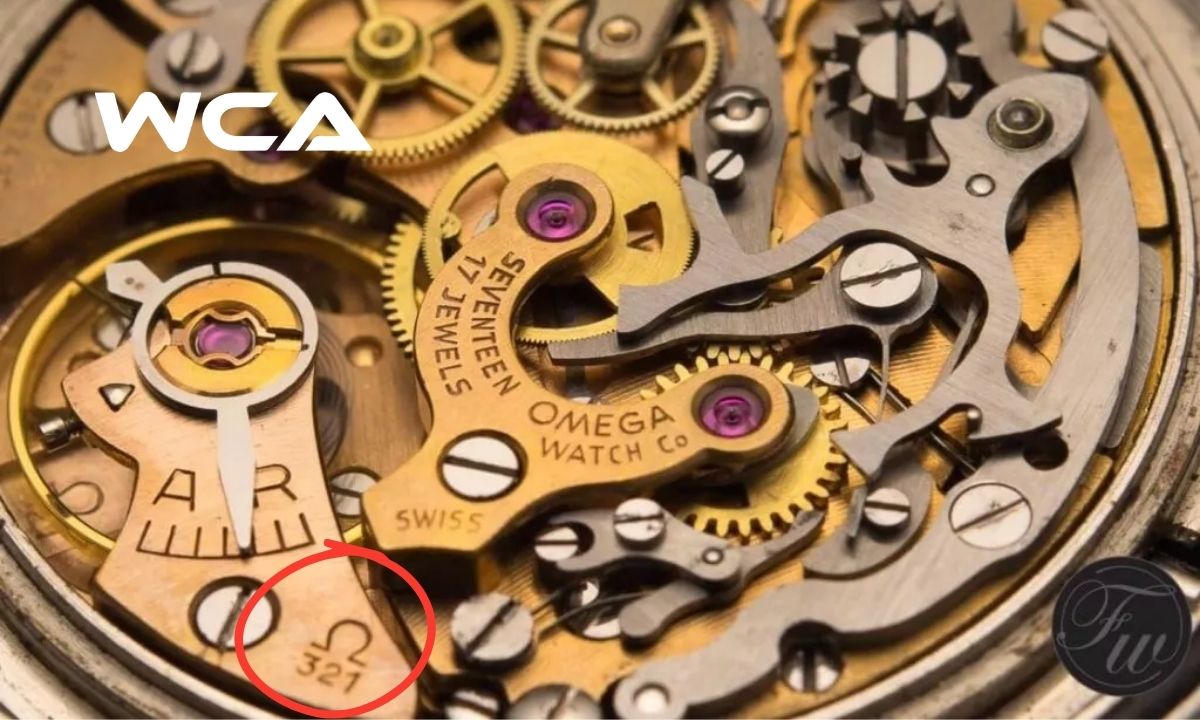 Đối chiếu đúng tên bộ máy được khắc mặt lưng đồng hồ cơ